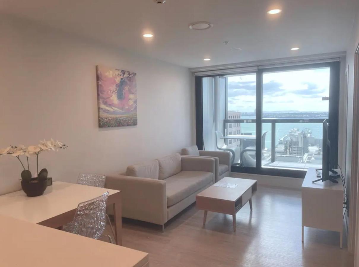 Skytower View And Seaview 2 Bedroom Apartment Auckland Eksteriør billede